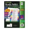 Avery Dennison EcoFriendly Index Tab A-Z, Assorted Colors 11085